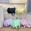 Bolsa Transversal Grande Capacidade Para Mulheres Casual Bolsa de Ombro de Nylon Para Viagens Curtas e Esportivas bolsa Diária Feminina para Deslocamento