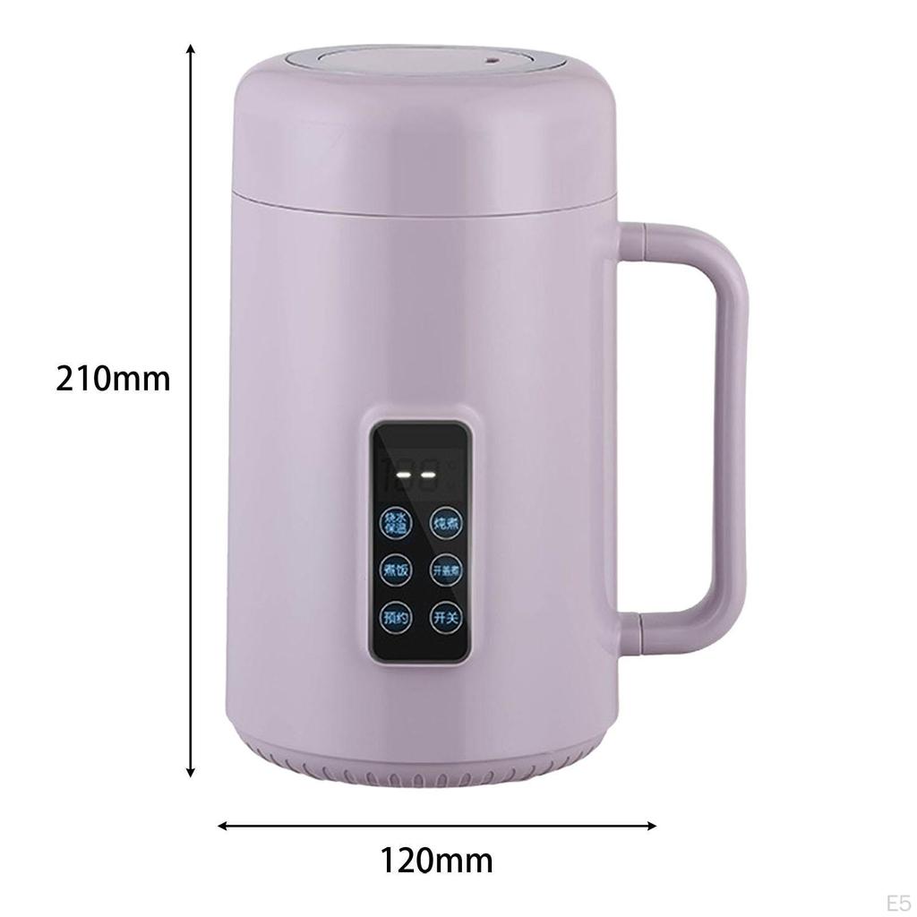 Compact Electric Cooker with Nonstick Pot for Home Use