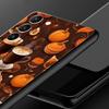 Pumpkin Autumn Leaves Coffee Phone Case for Samsung Galaxy S26 S25 S24 S23 S22 S20 S21 FE Ultra S25 Edge Plus 5G Soft TPU Cover