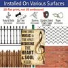 2D Flat 1pc Aluminum Wall Art Music Lover Sometimes Music Is The Only Medicine The Heart and Soul Need Bathroom Decor and Accessories Christmas
