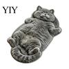 Easy to Clean Bedroom Rug Cozy Cat Shaped Floor Rug, Plush Cartoon Area Mat, Soft Whimsical Pet Themed Cover Crystal Velvet Decorative for Bedside And