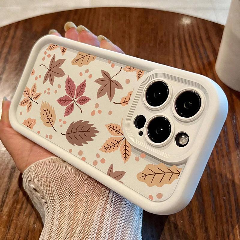 Autumn Leaves Artistic Silicone Phone Case For Xiaomi Redmi Note 14 13 12 Pro Plus 5G 12S 11 10 Redmi 13 12 14C 13C 12C 4G Cover