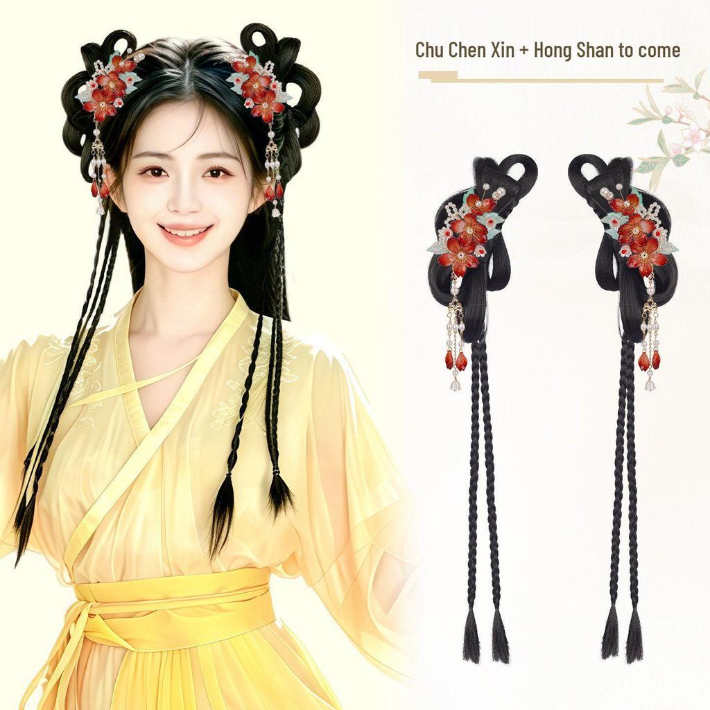 Ming Dynasty Hanfu Style Hair Bun Clip - Women's Ancient Style Wig Bun Accessory