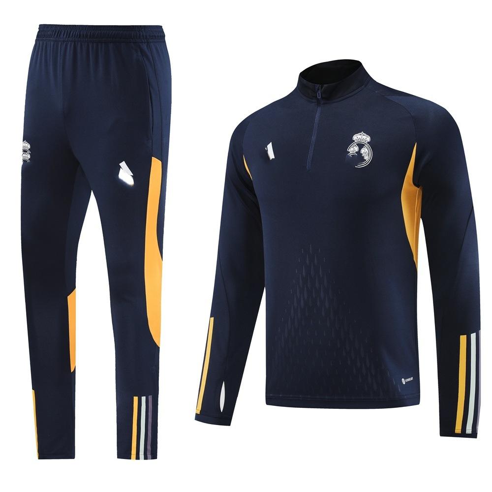 Half-Pull Long-Sleeved Set, Football Jersey, Training Jersey, Appearance Jersey, Casual, Breathable, Comfortable And Fashionable