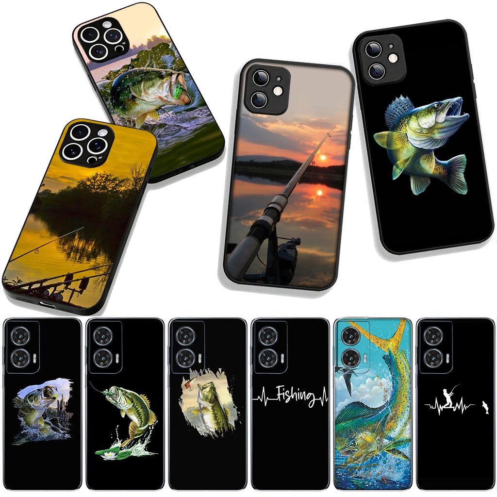 for Xiaomi Poco F7 F6 F8 Ultra F5 X7 X6 X5 X3 NFC M7 M6 Pro C85 C75 C65 C71 C61 Case Activities Fly Trout Carp Fishing Rod Fish