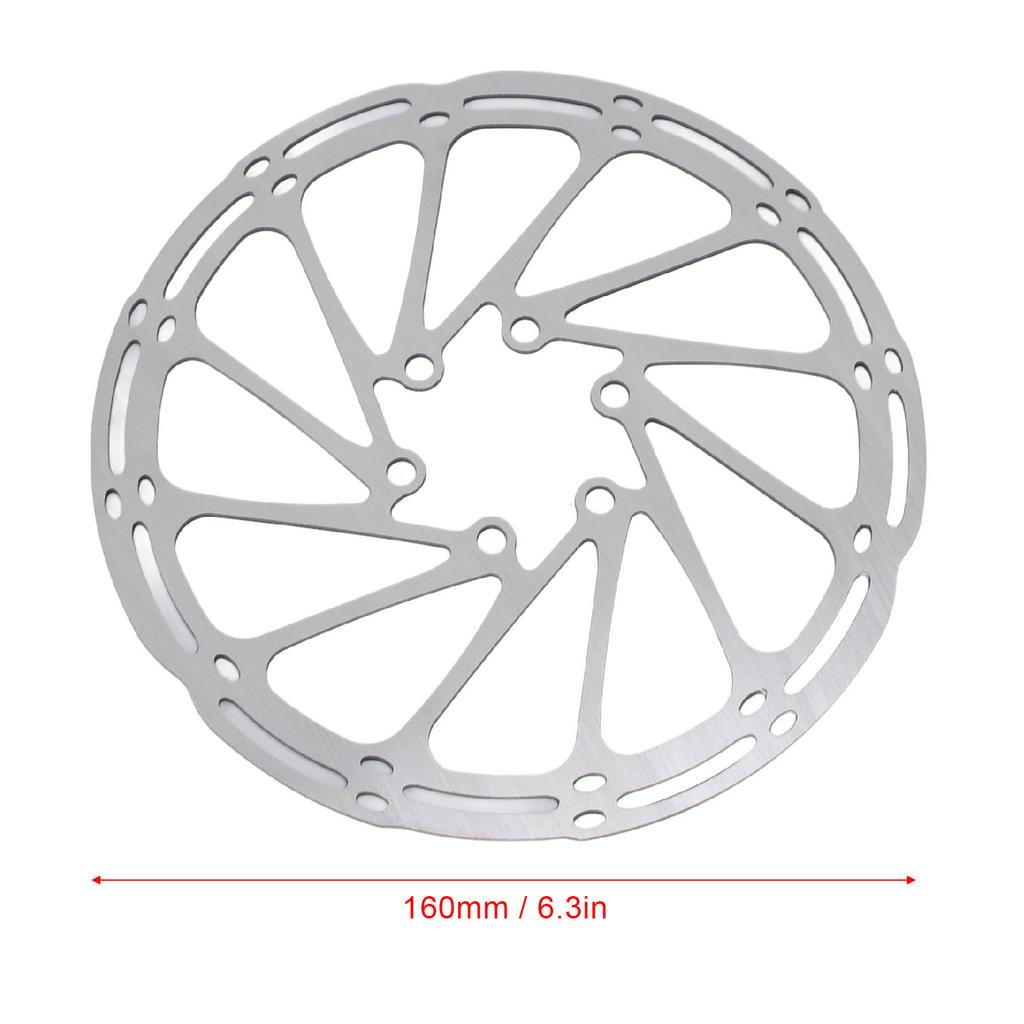 Fahrrad Bremsscheibe Edelstahl Leicht Rostfrei Hohl Fahrrad Bremsscheibe mit 7 Schrauben 160mm