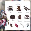 Honkai Rail Star Natasha Cosplay Costume Party Accessories Kilt Teddy Gift Bear