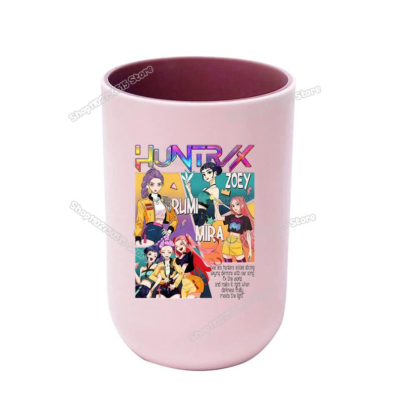 Perfekte KPop Dämonenjäger Kinder Zahnbürstenbecher Niedliche Mädchen Mundspülbecher Zahnbürstenbecher Trinkgeschirr Badezimmer Zahnbürstenhalter