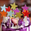 10Pcs Glitter Star Cupcake Cake Topper Party Supplies Birthday Wedding Decor