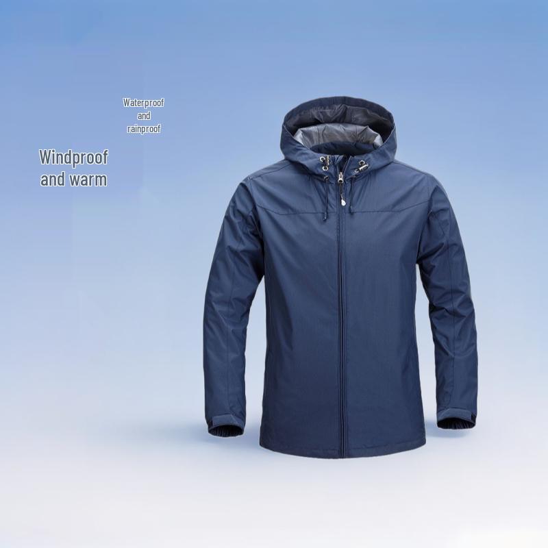 Men's Spring & Autumn Windproof Rainproof Hooded Outdoor Sports Jacket