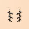 Halloween Schmuck Retro Übertrieben Schwarz Ohrringe Kleiderzubehör