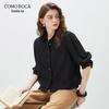 Kemengboka Women's 2026 S/S Lyocell Tencel Long Sleeve Shirt