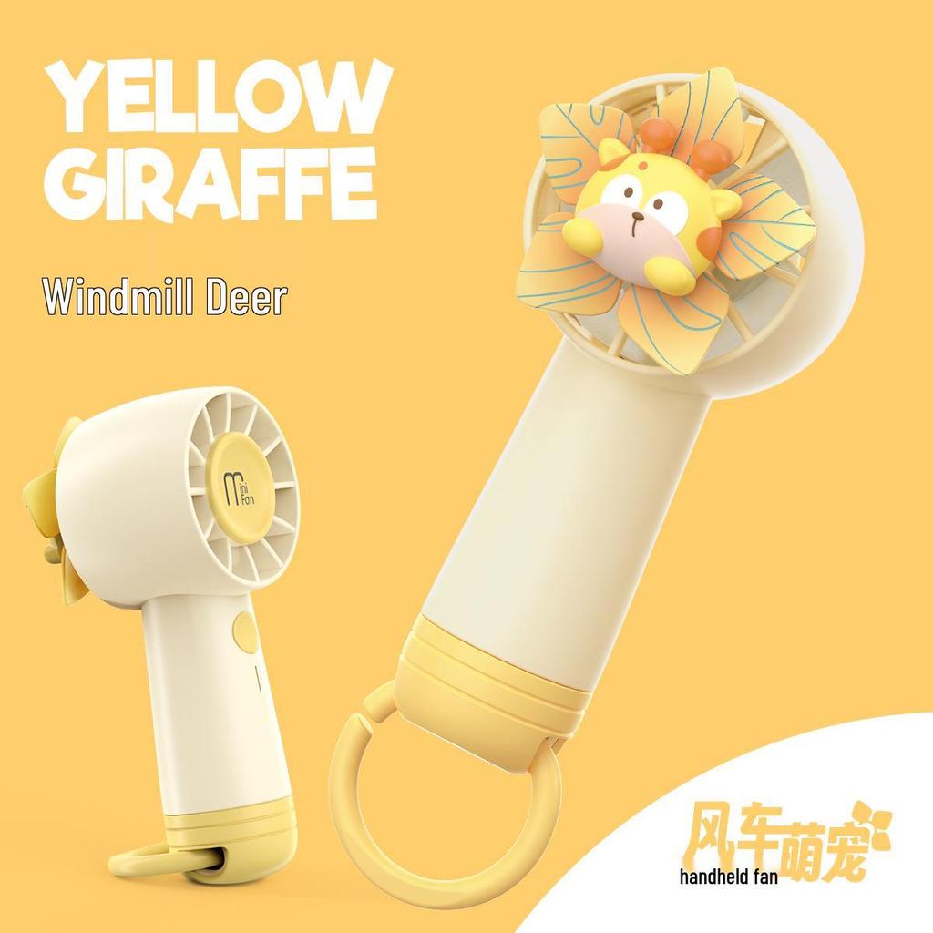 Portable Strong Wind Battery-Powered Handheld Mini Fan for Students