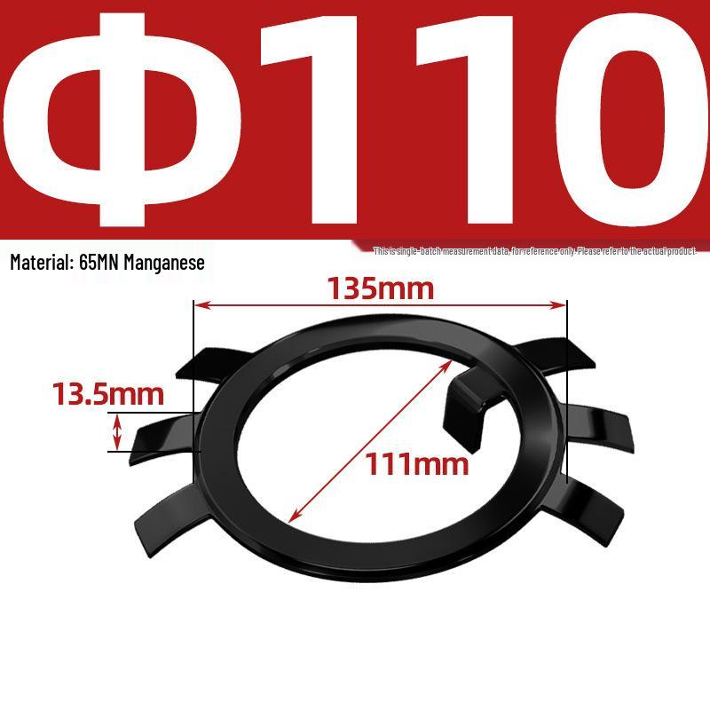 65MN Manganese 304 Stainless Steel Six-Claw Anti-Loosening Lock Nut Washer