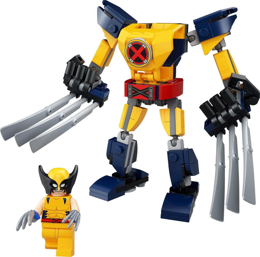 LEGO Super Heroes Wolverine Mecha Suit 76202 Toy Block Present Super Hero American Comics Sentai Hero Boys Ages 7 and Up