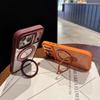 Magnetic Lens Dual Bracket for iPhone17PROMAX Creative Mobile Phone Case for Apple 16 with Lens Film
