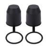 2pcs Universal Trailer Hitch Ball Tow Bar Plastic Protection Cap with A Handle Caravan Truck Car Trailer Hook Protection Device