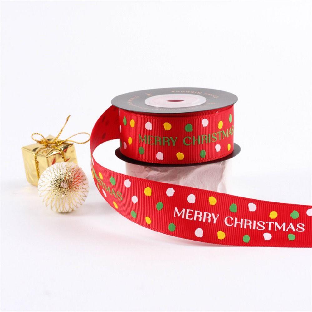 Weihnachten Bedruckte Ripsband Satinbänder 16mm 25mm Stoff Handwerksband DIY Handgemacht