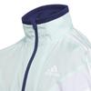Adidas RDY Wind Color Block Brushed Tricot Woven Track Emerald Green X Dark Blue Wind. Loose-Fit Jacket, Top, Kids' Sportswear, Juniors, Kids, 150cm,