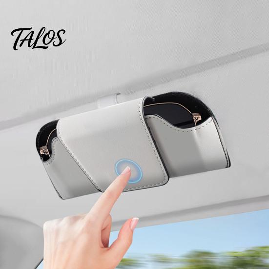 Driving Sunglasses Holder for Visor Car Glasses Clip, Sun Storage, Multi-Function Magnetic Eyeglass Hanger Visor, Universal Card Storage Clip