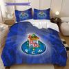 Porto Football Club Emblem Bedding (1 * duvet cover + 2 * pillowcase, without core) 2D Flat Christmas birthday gift Duvet cover and pillowcase