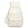 Schoolbag wholesale new schoolbag female Korean ins polka dot girl lace high value large capacity junior high school backpack