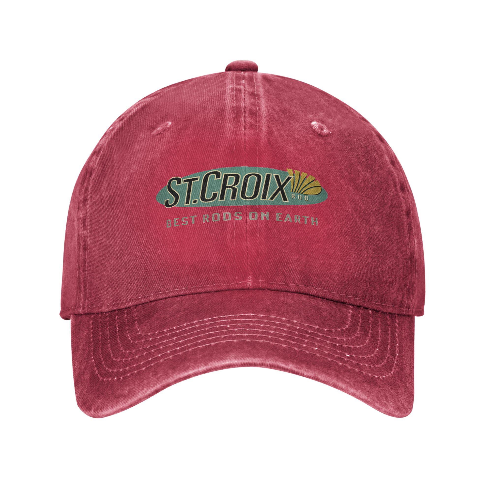st Croix Denim Cap Casual Baseball Caps Adjustable Hat Summer Unisex Baseball Hats One Size