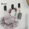 Rust-resistant Coat Hooks 5PCS Wall Self-Adhesive Waterproof Strong Bathroom Load-Bearing Rust-Resistant Hook for Kitchen Bathrobe