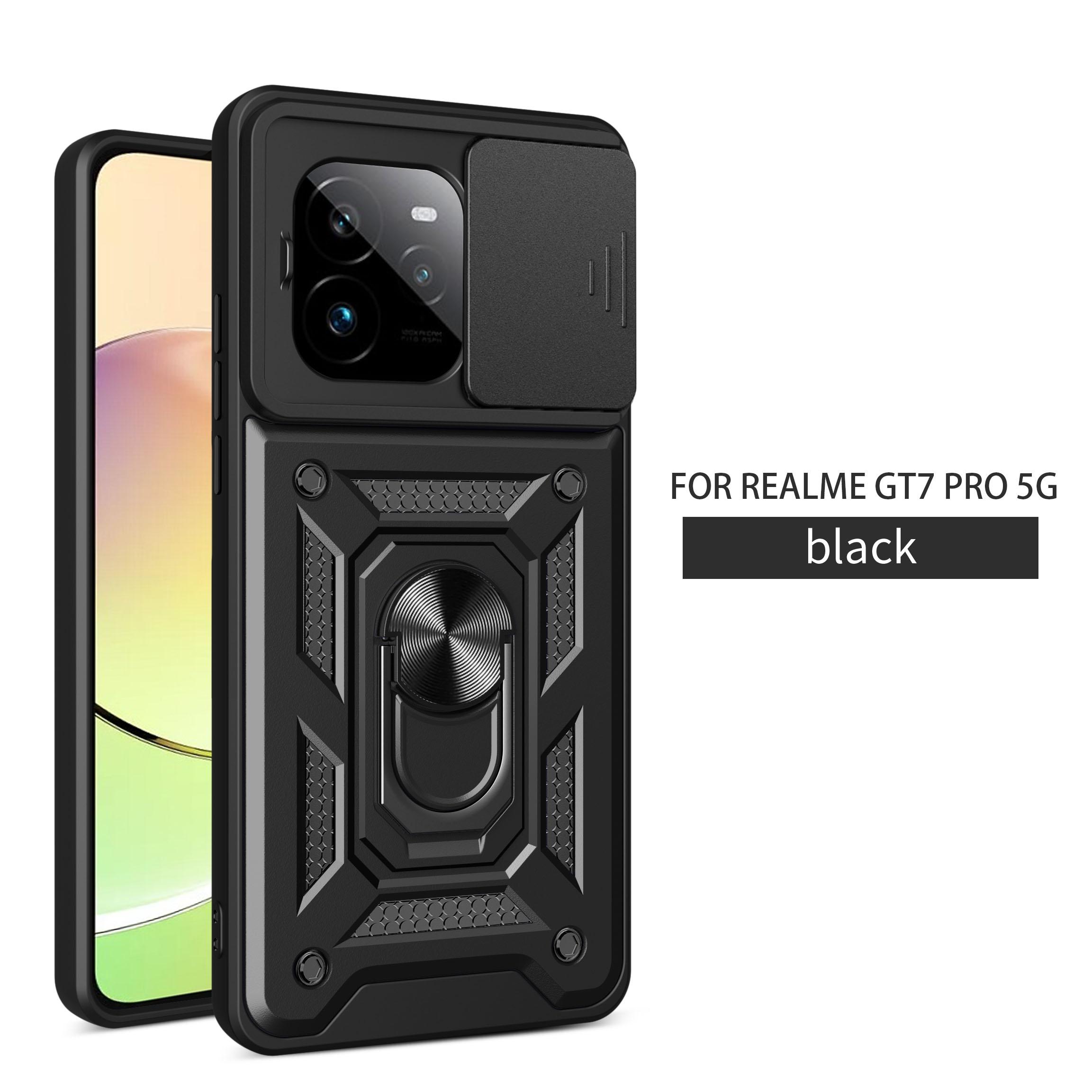 

Для Realme GT 7 Pro Чохол Racing для Realme GT7 Pro Чохол з магнітним тримачем-кільцем Броньований чохол для телефону Зсувна кришка для захисту камери realme GT 7 Pro