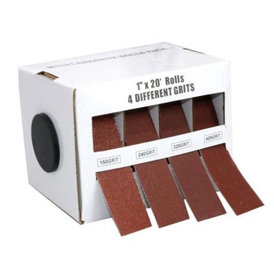 4 Grits Sandpaper Roll Aluminum Oxide Sanding Belt 150 240 320 400 Grit Polishing Belt Sanding Paper Easy To Use