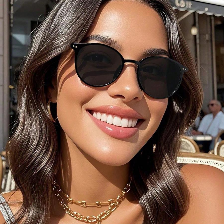 New Round Vintage Sunglasses Women Retro Luxury Designer Sun Glasses For Women's Sunglass Shades UV400