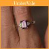 Elegant Square Ring Chic And Minimalist Metal Embedded Jewelry For Women