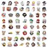 120 pieces of One Piece-themed cartoon anime peripheral stickers for mobile phone screen decoration - waterproof decals