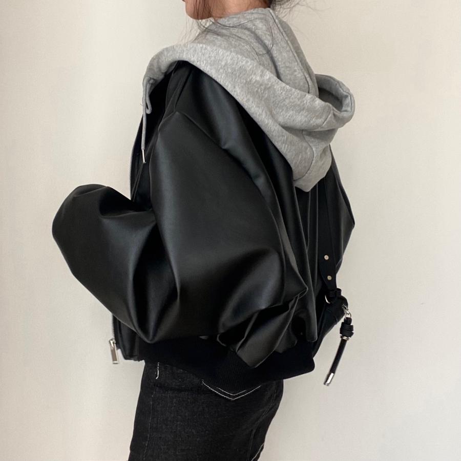 Spring New Color Block Vintage Zipper Pockets Loose Casual Overcoat Women's Jacket