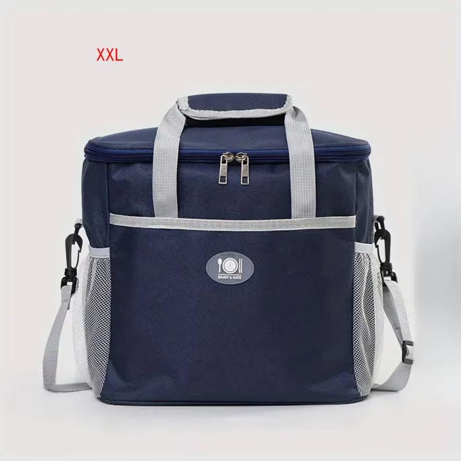 Insulated Lunch Bag,Reusable Freezer Cooler Bag,Office School Picnic Beach,Adjustable Shoulder Strap,Suitable For Kids/Adults