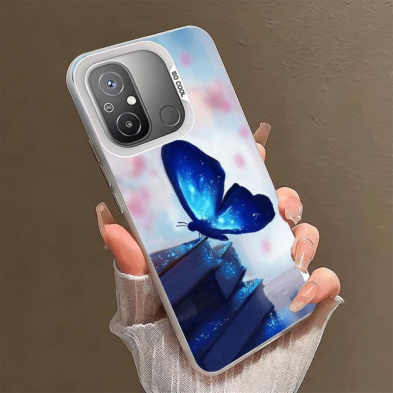 

Blue Butterfly Aesthetics Shockproof Phone Case for Xiaomi Poco X7 X6 X5 X3 Pro F7 Ultra M8 Redmi 15C 15 14C 13C 12C 10C 13 12 1 Xiaomi Redmi 10C