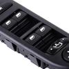Car Replacement Part Electric Window Switch 307CC Window Control Panel Window Control Front Left Window Black Plastic Material