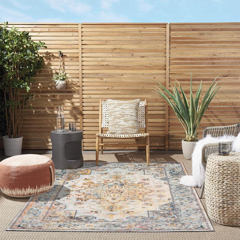 

VIKAMA персидский винтажный коврик для кемпинга на открытом воздухе, ультратонкий нескользящий большой коврик для гостиной, спальни, декоративный коврик 80x120cm 31x47inch