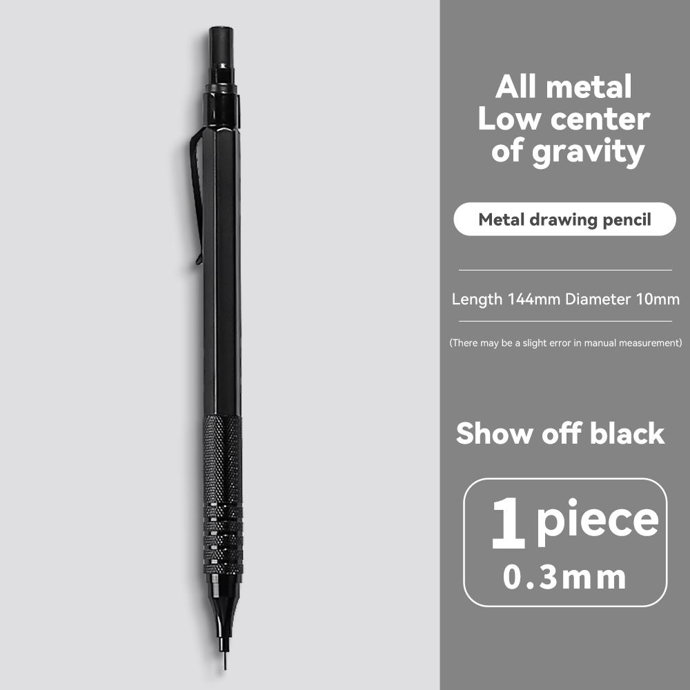 0,3/0,5/0,7 mm Różowe złoto Ołówek Profesjonalny Rysunek Artystyczny Pisanie Metalowe Automatyczne Ołówki Artykuły Papiernicze