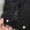 Warm Sleeveless Parka Man Waistcoat Fashion Plus Size Male Coat Hooded Casual Zipper Thick Winter Men's Vest