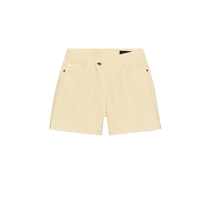 Summer New Product Women's Clothes Fashion Fashion Casual Asymmetric Design High Waist A- line Denim Shorts 5862151