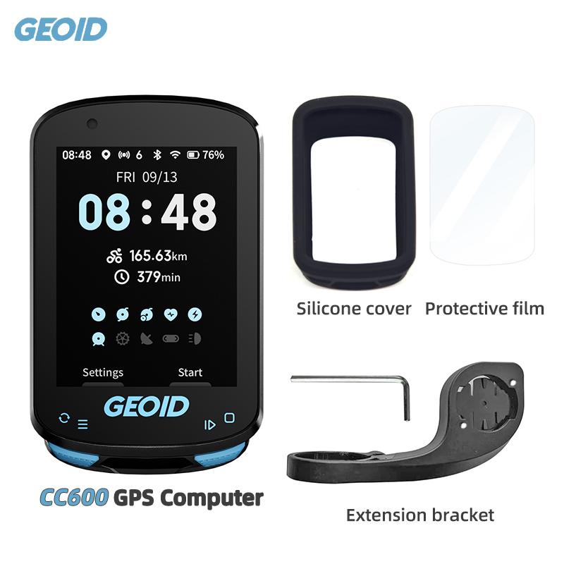 GEOID CC600 Navigazione Percorso GPS per Bicicletta Computer 11 Lingue Ciclocomputer Wireless WIFI Automatico ANT+ Odometro