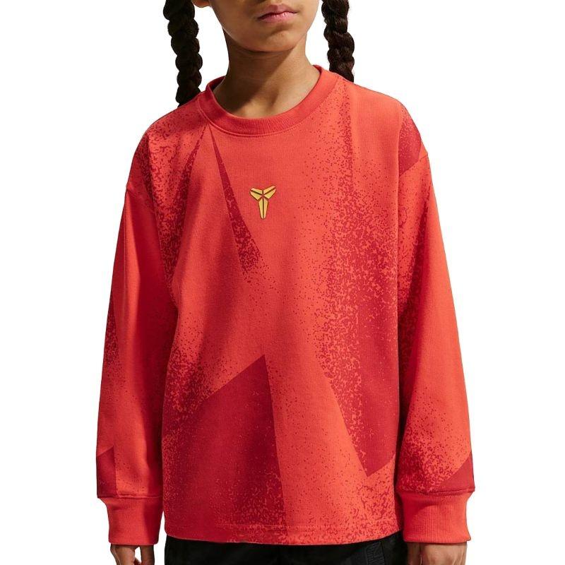 (GS) Nike Kobe Dri-FIT Max90 Long-Sleeve T-Shirt  Light Crimson  Kids  IO1148-696 L