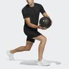 Adidas Logo Round Neck Pullover Sport Fitness Short Sleeve T-Shirt Men Tops Black HC4212