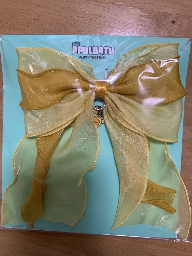 

[USED] Japan Exclusive TXT Purbatu Hair Tie Ribbon (Hwangchun, Yeonjun)