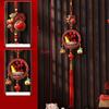 With Tassels New Year Pendant Embroidery Hanging Fu Pendant Lucky Sachet Wind Chimes  Home