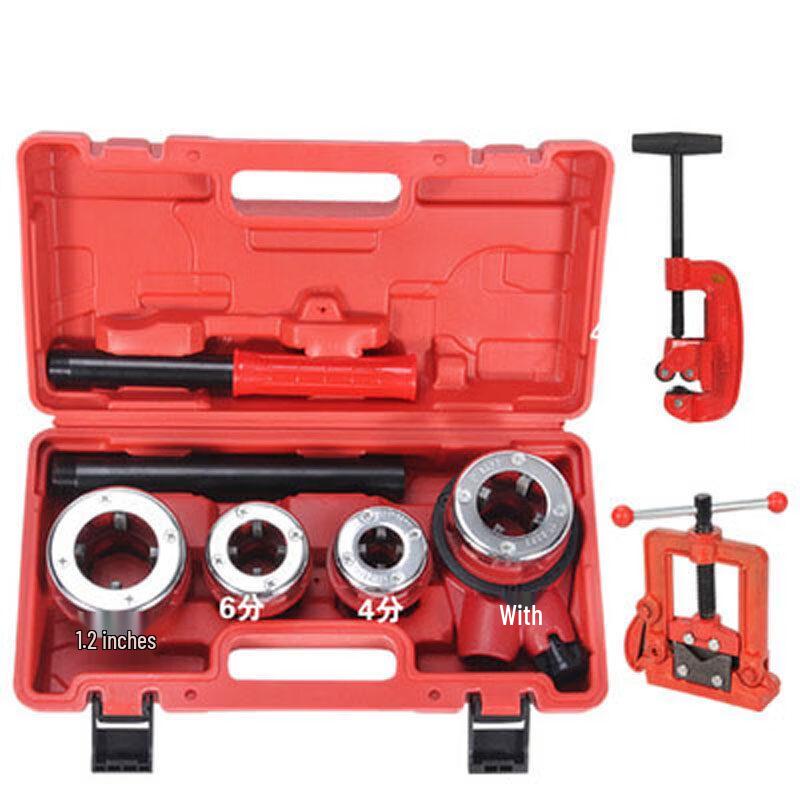 SHEYUE Handheld Manual Pipe Threading Machine CN plug (adapter included)