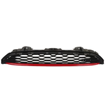 JCW Front Bumper Bonnet Grille Grill Red Stripe 51137393456 for Cooper F55 F56 F57 S JCW 2014‑2021