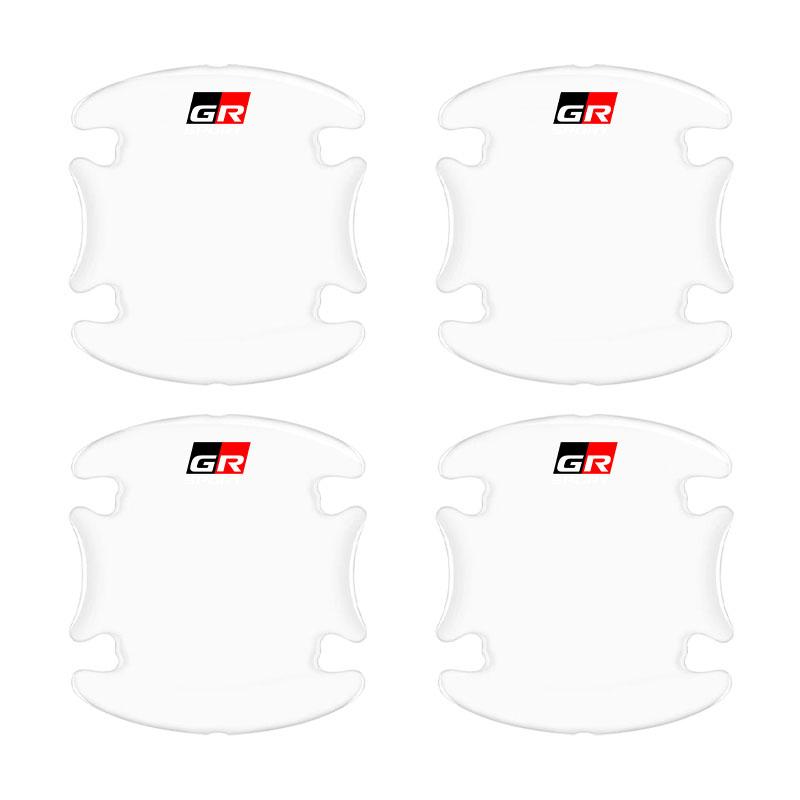 Car Body Anti-Collision Protection Strip Auto Door Handle Bowl Anti-Scratch Sticker for Toyota TRD GR Camry Corolla Crown Auris C-HR