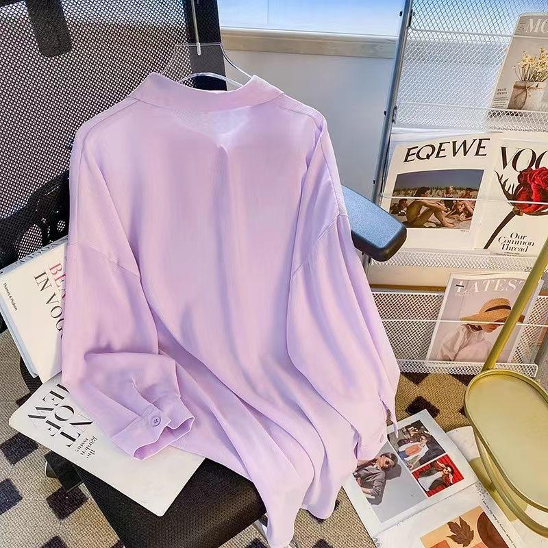 Summer Chiffon Sun Protection Shirt for Women Long Sleeved Korean Loose Mid-length UV Resistant Outer Layer Thin Cardigan